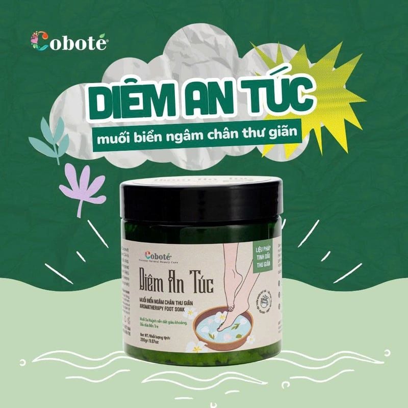 Muối Biển Ngâm Chân Thư Giãn COBOTÉ Aromatherapy Foot Soak (Diêm An Túc)