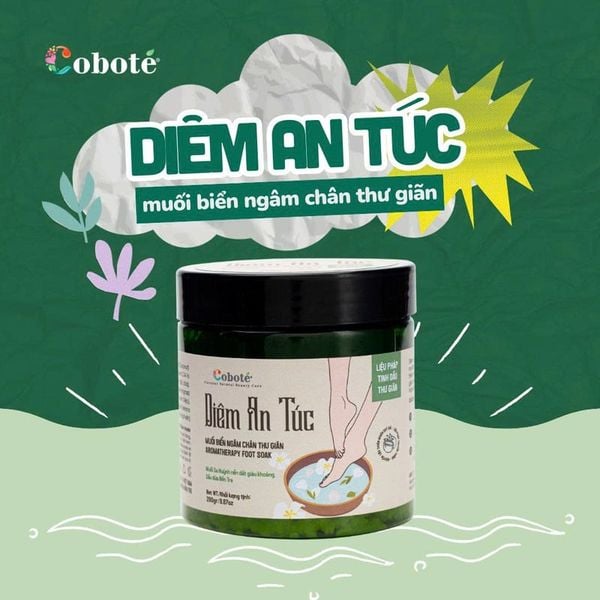  Muối Biển Ngâm Chân Thư Giãn COBOTÉ Aromatherapy Foot Soak (Diêm An Túc) 