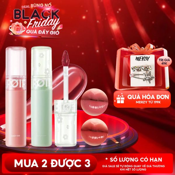  Son Tint Bóng FOIF Thuần Chay, Ẩm Mọng, Bền Màu Juicy Fit Tint 