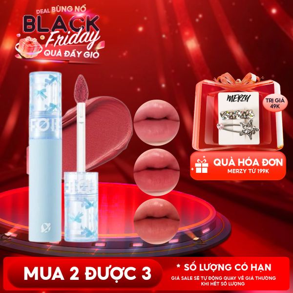  Son Kem Lì FOIF Thuần Chay, Mềm Mịn, Lâu Trôi Daily Blur Tint 3g 