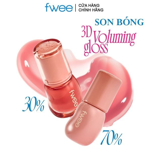  Son Bóng fwee Căng Mọng, Mềm Môi Hiệu Ứng 3D Voluming Gloss 5.3g 