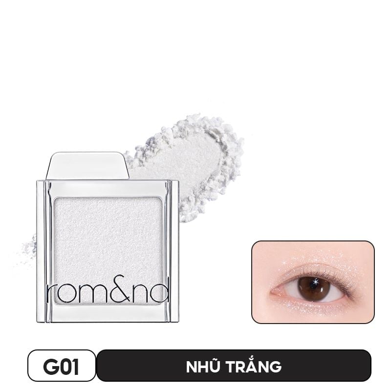 Phấn Mắt Romand Bền Màu, Đa Dạng Slide In Single 1.8g