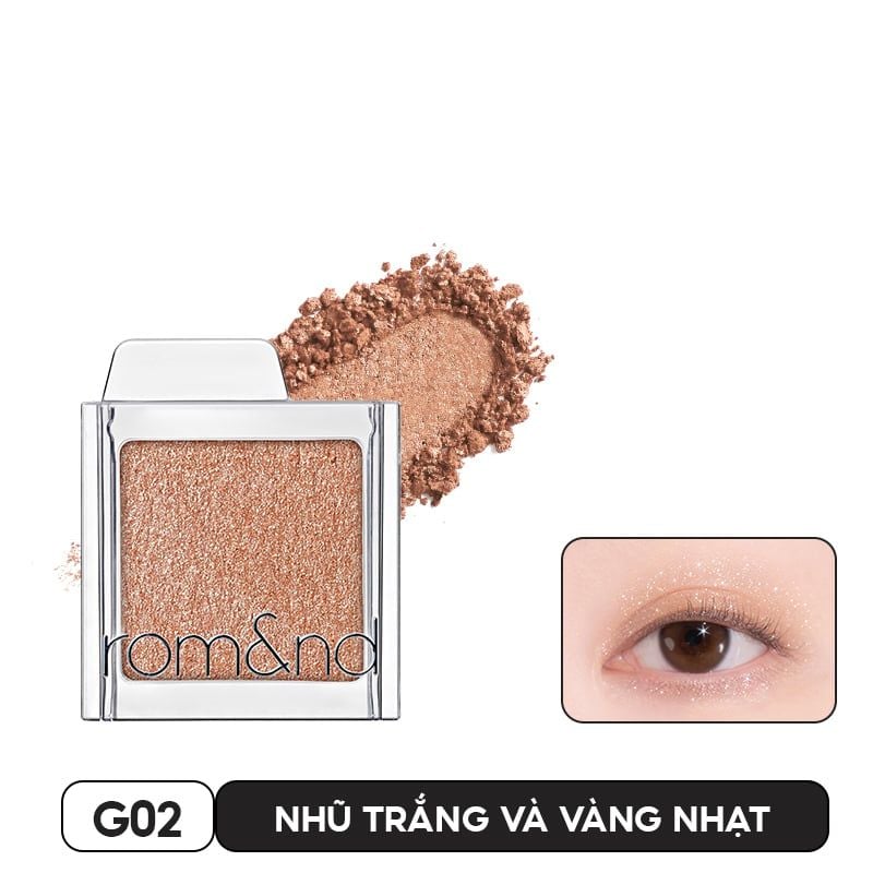 Phấn Mắt Romand Bền Màu, Đa Dạng Slide In Single 1.8g