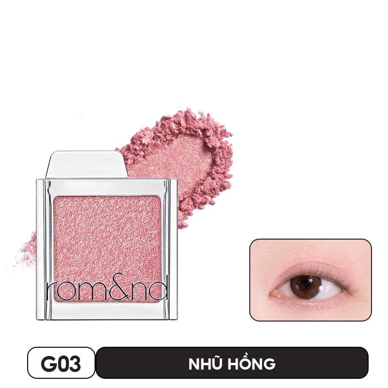 Phấn Mắt Romand Bền Màu, Đa Dạng Slide In Single 1.8g