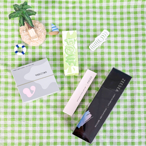  Combo Phấn Bắt Sáng Và Tạo Khối VEECCI + Kem Che Khuyết Điểm Zeesea Mist Soft Focus Concealer 4g + Xịt Khóa Nền Zeesea Lasting Makeup Settting Spray 100ml+ Son Tint Bóng FOIF Juicy Fit Tint 