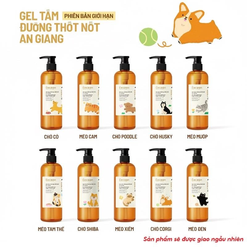 Gel Tắm Đường Thốt Nốt Cocoon An Giang Palmyra Sugar Shower Gel 500ml