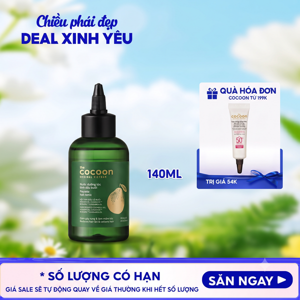  Nước Dưỡng Tóc Cocoon Hỗ Trợ Giảm Gãy Rụng Và Làm Mềm Tóc Tinh Dầu Bưởi Pomelo Hair Tonic 