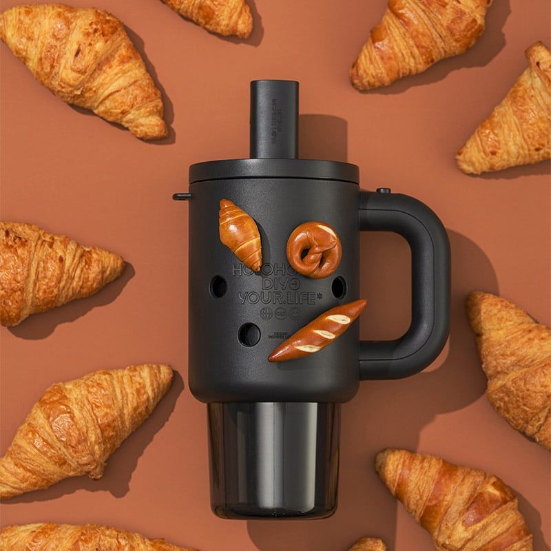 Bình Nước DIY HOLOHOLO 800ml (Không bao gồm phụ kiện trang trí)