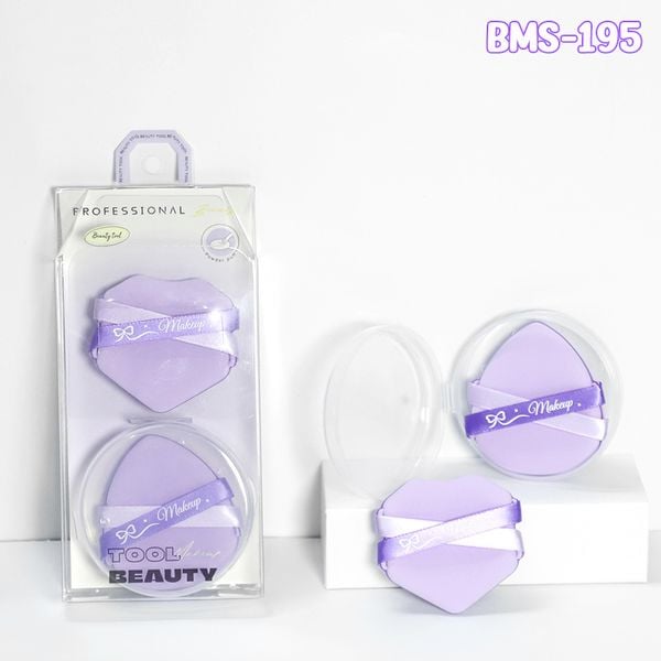  Bông Mút Trang Điểm Tán Nền, Tán Cushion Tiện Lợi Idealful Makeup Foundation Puff 