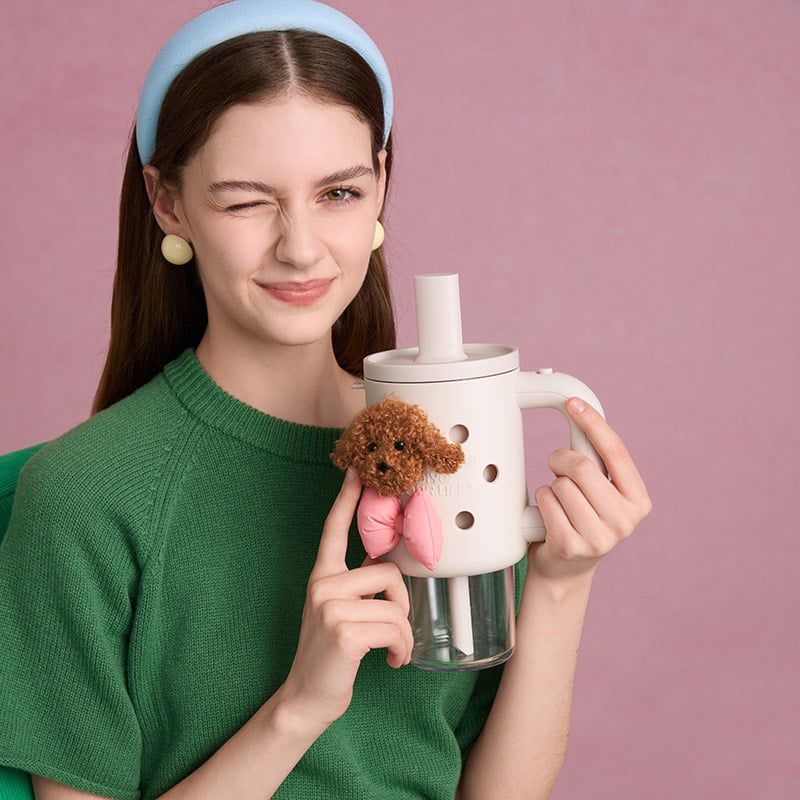 Bình Nước DIY HOLOHOLO 800ml (Không bao gồm phụ kiện trang trí)