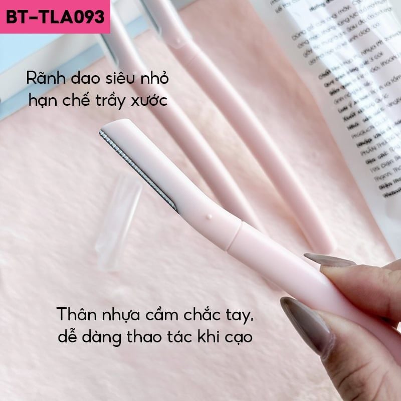 [NHẬP KHẨU] Dao Cao Lông Mày TOOLA Bằng Nhựa Eyebrow Trimmer
