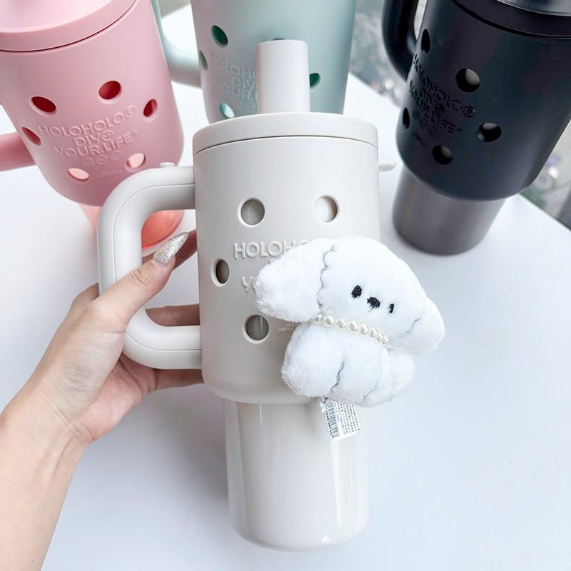 Charm Bình Nước DIY , Phụ Kiện Trang Trí Bình Nước Xinh Xắn, Nhiều Màu Sắc HOLOHOLO