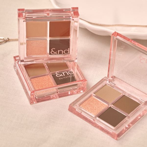  [&nd by rom&nd] Bảng Phấn Mắt 4 Ô And By Romand Mellow Eye Palette 2.4g 