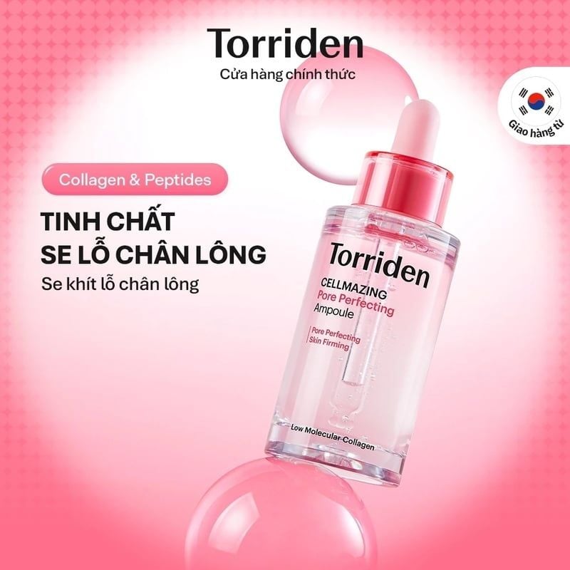 Serum Torriden Chăm Sóc Lỗ Chân Lông Cellmazing Pore Perfecting Ampoule 30ml