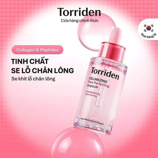  Serum Torriden Chăm Sóc Lỗ Chân Lông Cellmazing Pore Perfecting Ampoule 30ml 