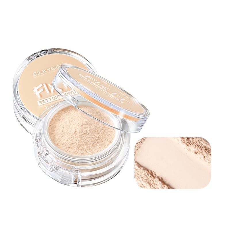 Phấn Phủ Dạng Bột Kiềm Dầu Silkygirl Fix It Setting Powder 8g #01 Translucent Matte
