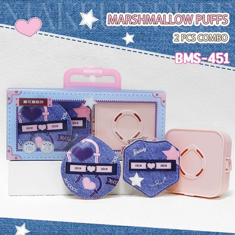 Bông Mút Trang Điểm Tán Nền, Tán Cushion Tiện Lợi Idealful Makeup Foundation Puff