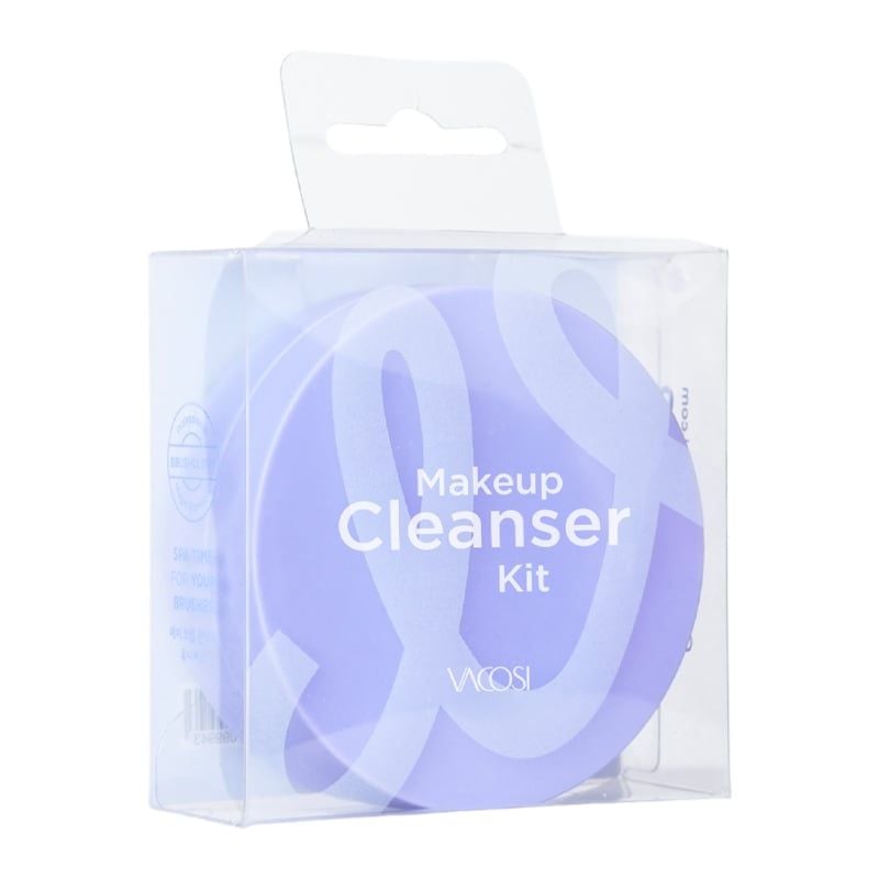 Hộp Rửa Cọ Trang Điểm Vacosi Kèm Xà Phòng Makeup Cleanser Kit - DC14