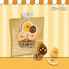 HP-021A - 2 BÔNG MÚT MINI + 2 BÔNG PHẤN MINI