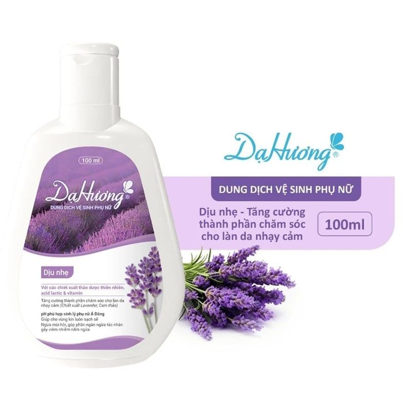 Dung Dịch Vệ Sinh Phụ Nữ Dạ Hương 100ml (Che tên sản phẩm khi giao hàng)