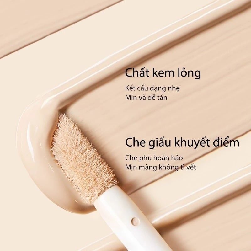 Kem Che Khuyết Điểm Perfect Diary Flawless Glaze Silky Touch Liquid Concealer 7ml