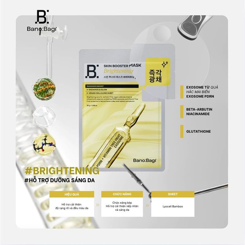 Mặt Nạ Banobagi Chăm Sóc Da, Cấp Ẩm, Hỗ Trợ Dưỡng Sáng Da Skin Booster Mask 25g