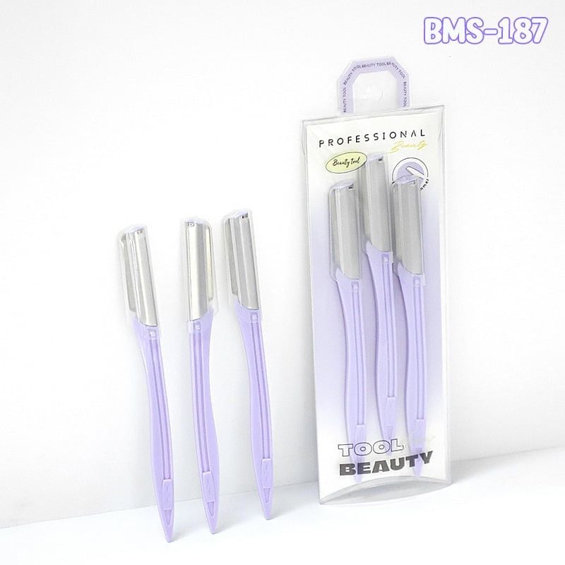 Set Dao Cạo Lông Mày Tiện Lợi Idealful Eyebrow Razor Set - BMS-187