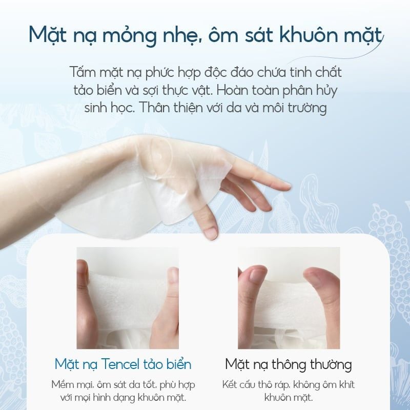 Mặt Nạ PSK Hỗ Trợ Phục Hồi Chuyên Sâu Chiết Xuất Từ Nước Biển Sâu Deep Sea Source Extraction Ultra-Repairing Mask 25ml