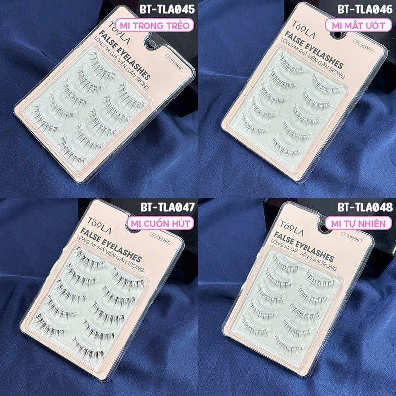 [NHẬP KHẨU] Lông Mi Giả Viền Gân Trong TOOLA Mềm Mại, Không Nặng Mắt