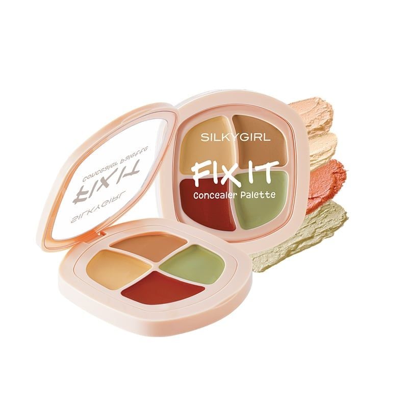 Bảng Che Khuyết Điểm Silkygirl Đa Năng 4 Ô Fix It Concealer Palette 7.2g #01 Undercover