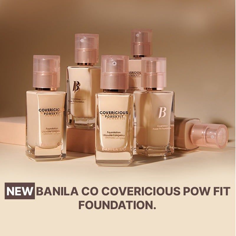 Kem Nền Banila Co Mịn Lì Che Phủ Cao Covericious Power Fit Foundation SPF45 PA++ 14ml