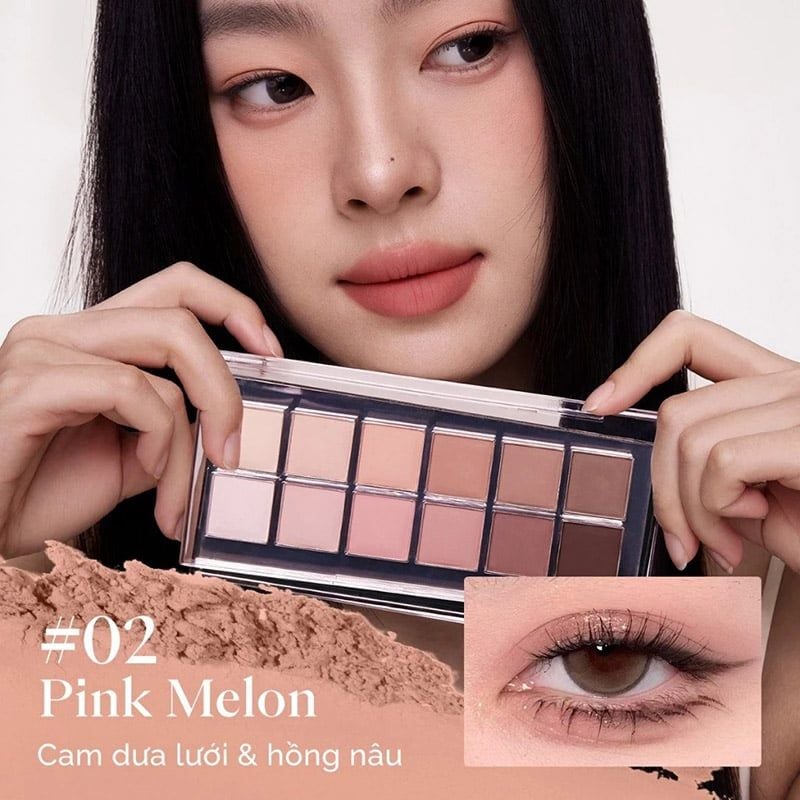 Bảng Phấn Mắt 12 Ô Joocyee 12 Shades Eyeshadow Palette 14g