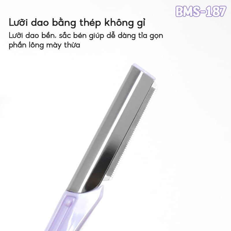Set Dao Cạo Lông Mày Tiện Lợi Idealful Eyebrow Razor Set - BMS-187