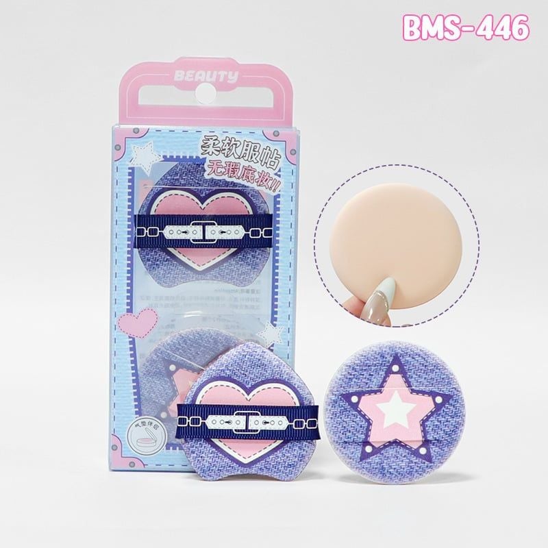Bông Mút Trang Điểm Tán Nền, Tán Cushion Tiện Lợi Idealful Makeup Foundation Puff