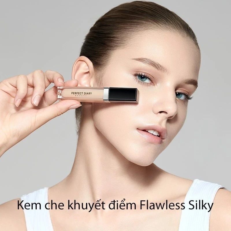 Kem Che Khuyết Điểm Perfect Diary Flawless Glaze Silky Touch Liquid Concealer 7ml