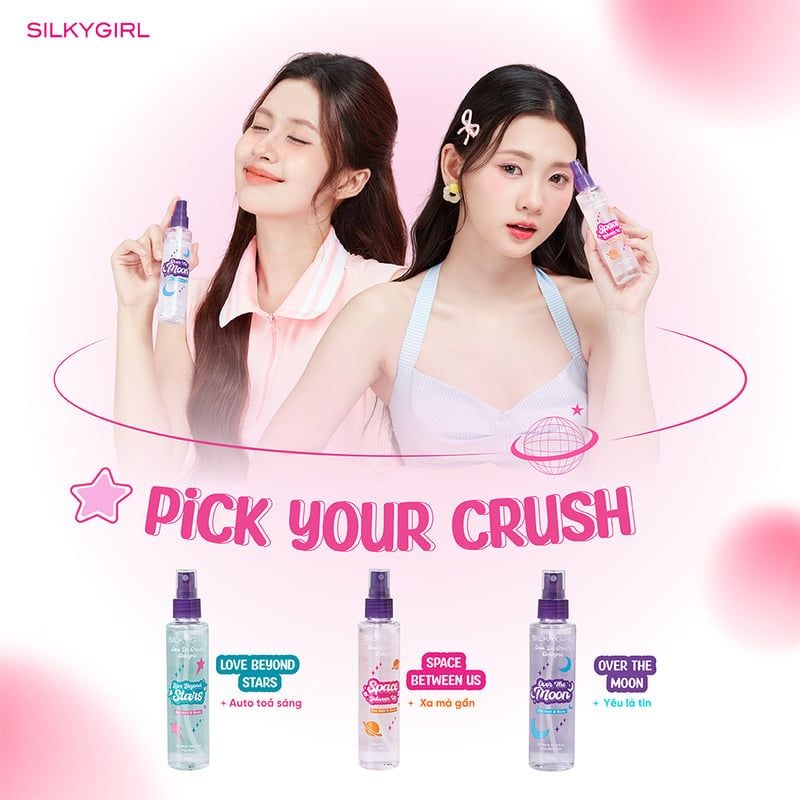 Xịt Thơm Toàn Thân Silkygirl Eau De Crush Cologne 100ml