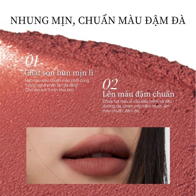 Son Thỏi Joocyee Mịn Lì Muddy Rouge 3.2g