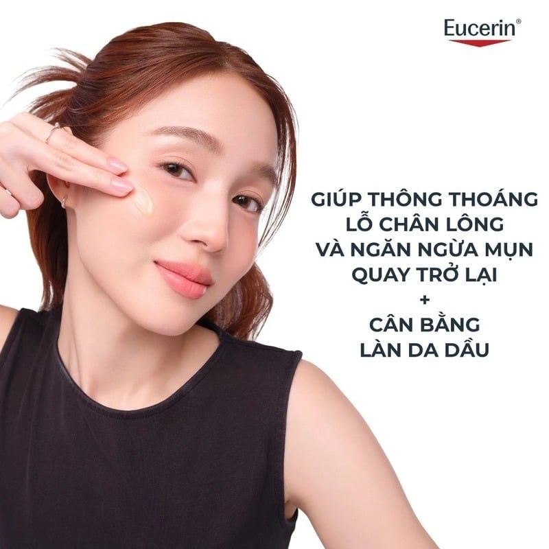 Kem Dưỡng Eucerin Kiểm Soát Dầu, Cải Thiện Mụn Dermopure Clinical Mat Fluid