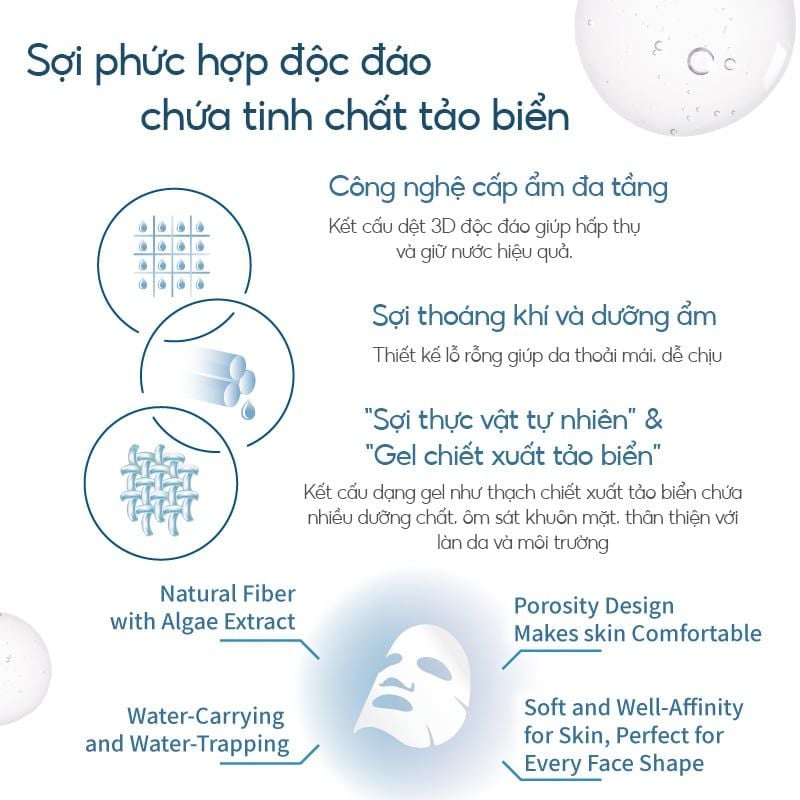 Mặt Nạ PSK Hỗ Trợ Phục Hồi Chuyên Sâu Chiết Xuất Từ Nước Biển Sâu Deep Sea Source Extraction Ultra-Repairing Mask 25ml