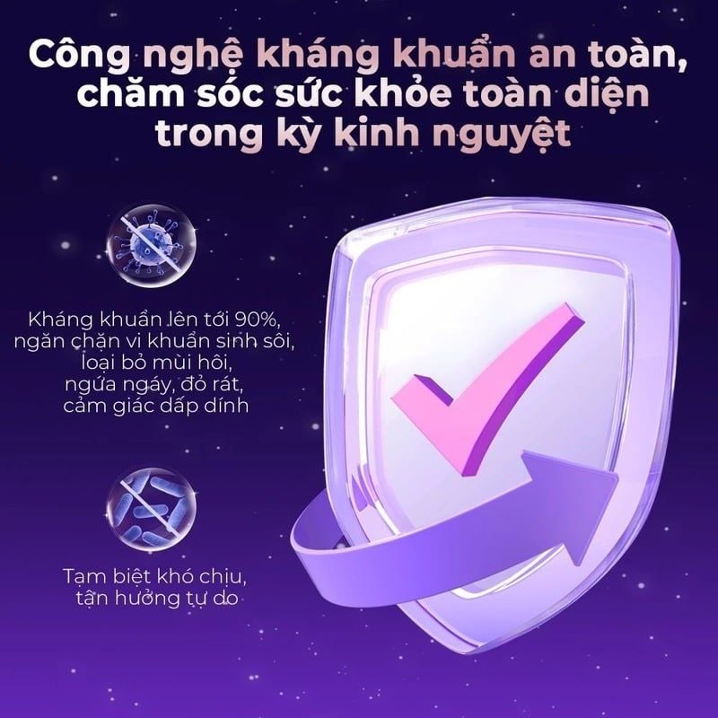 Băng Vệ Sinh Quần UUcare Công Thái Học Ban Đêm Kháng Khuẩn Sanitary Panties - 3 miếng (Che tên sản phẩm khi giao hàng)