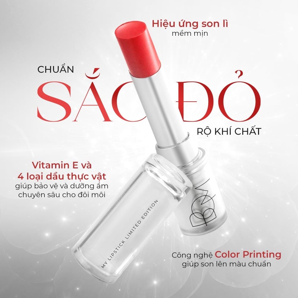 [PHIÊN BẢN ĐẶC BIỆT] Son Thỏi Lì B.O.M Lên Màu Chuẩn My Lipstick