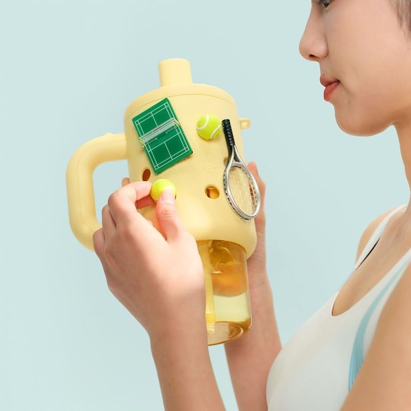 Bình Nước DIY HOLOHOLO 800ml (Không bao gồm phụ kiện trang trí)