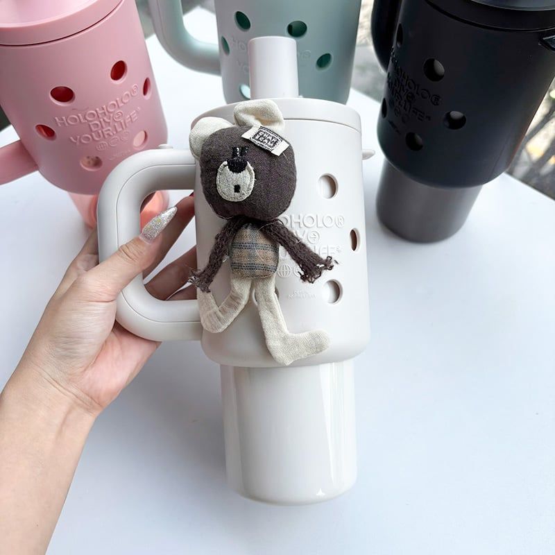 Charm Bình Nước DIY , Phụ Kiện Trang Trí Bình Nước Xinh Xắn, Nhiều Màu Sắc HOLOHOLO