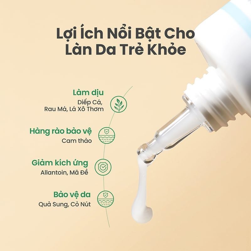 Kem Dưỡng Axis-Y Làm Dịu Da Chiết Xuất Diếp Cá Heartleaf My Type Calming Cream 60ml