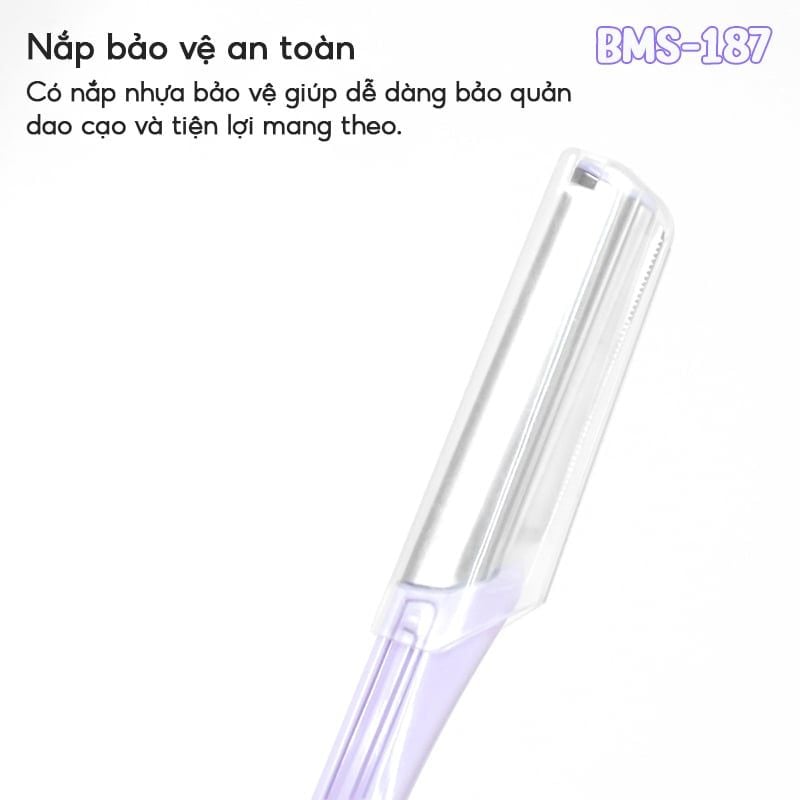 Set Dao Cạo Lông Mày Tiện Lợi Idealful Eyebrow Razor Set - BMS-187