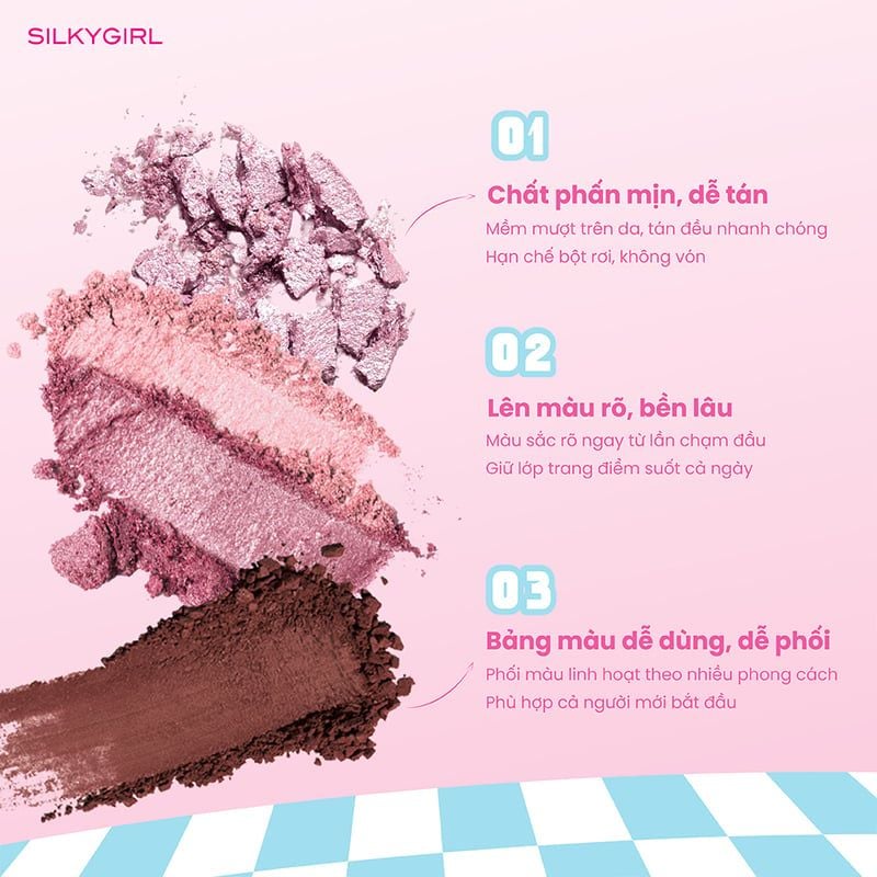 Bảng Phấn Mắt 4 Ô Silkygirl i-Pocket Shadow Quad 4g