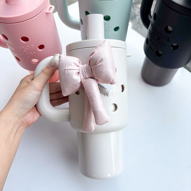 Charm Bình Nước DIY , Phụ Kiện Trang Trí Bình Nước Xinh Xắn, Nhiều Màu Sắc HOLOHOLO