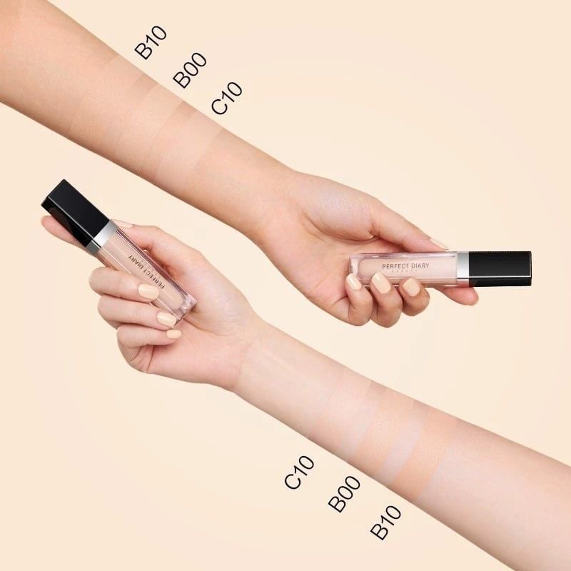 Kem Che Khuyết Điểm Perfect Diary Flawless Glaze Silky Touch Liquid Concealer 7ml