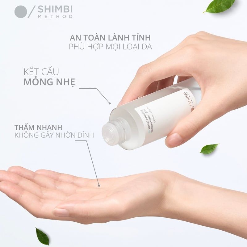 Nước Dưỡng Shimbi Làm Dịu Da Method Derma Lotion Herbal Botanical Distilled Water 92% 120ml