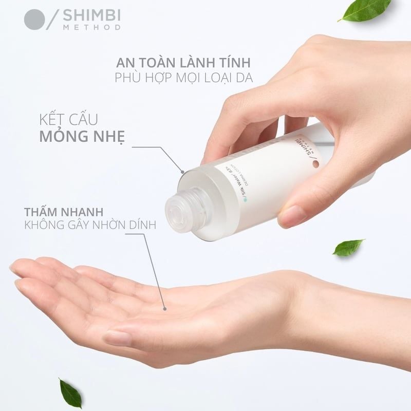 Nước Dưỡng Shimbi Cấp Ẩm Da Method Derma Lotion Silk Water 83% 120ml
